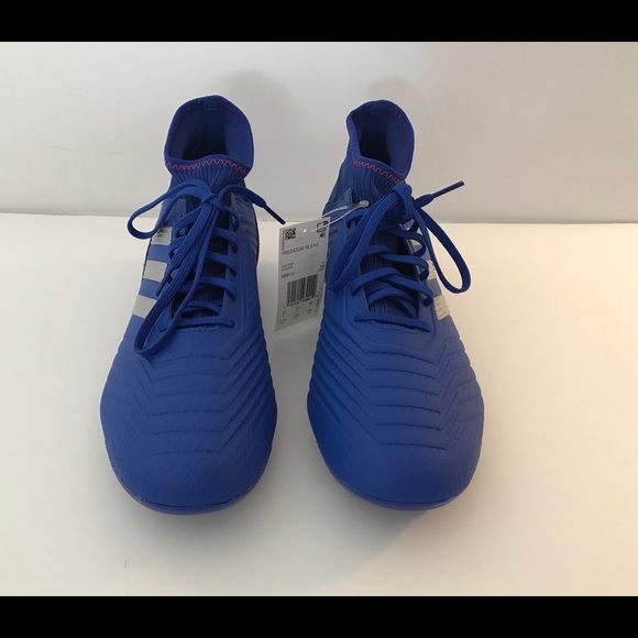 Men’s Predator 19.3 Soccer Shoe - Blue - 11.5 - Picture 4 of 7
